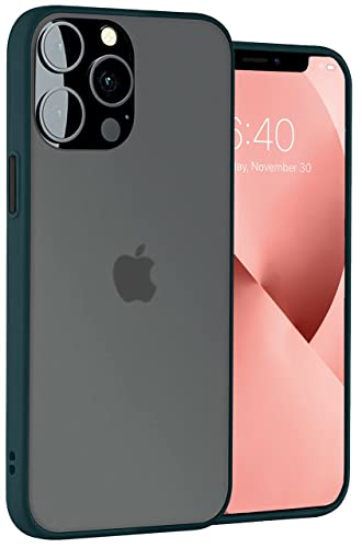 AMAYO Handy Schutzhülle - Kompatibel mit iPhone 13 Pro Hülle Case in Matt Silikon Dünn leicht Transparente Stoßfeste Handy Hülle rutschfest - Handyhülle für iPhone 13 Pro (6,1 Zoll) (Grün) von AMAYO