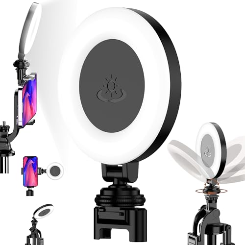 Amayo - Selfie Licht Videolicht für Handy Stativ für Smartphone Bluetooth Tripod Selfiestick Zubehör für iPhone 12, 13, 14, 15 Huawei, Samsung (Selfie Licht) von AMAYO