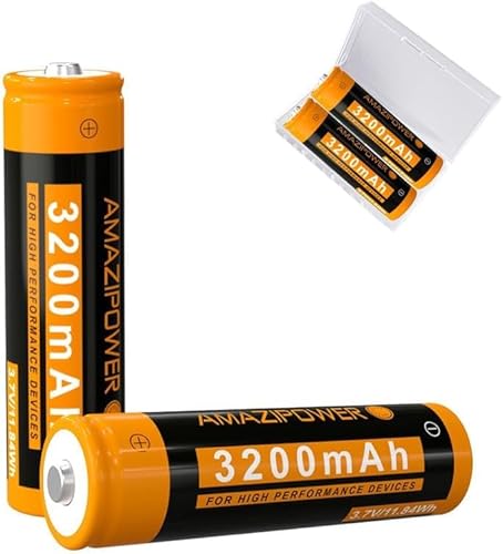 3,7 Volt Wiederaufladbarer Akku,3200mAh NiMH Batterie Hohe Kapazität Batterien für LED Stirnlampe,Fernbedienung,Ferngesteuertes Auto HWW 3,7 Volt Wiederaufladbarer Akku,3200mAh NiMH Batterie Hohe Kapazität Batterien für LED Stirnlampe,Fernbedienung,Ferngesteuertes Auto HWW von AMAZIPOWER