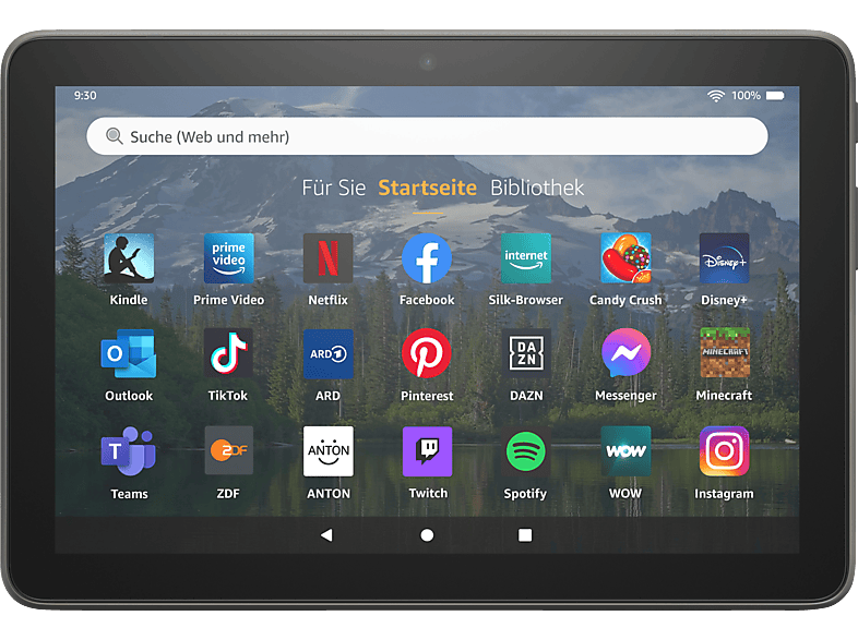 AMAZON Fire HD 8 Plus (2022), 32 GB, Zoll, Grau von AMAZON