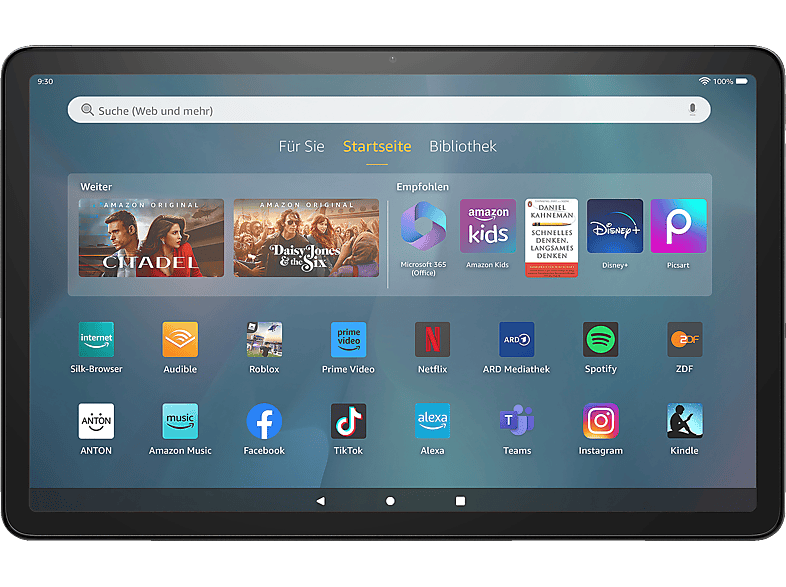 AMAZON Fire Max 11 mit Spezialangeboten, Tablet, 128 GB, Zoll, Grau von AMAZON