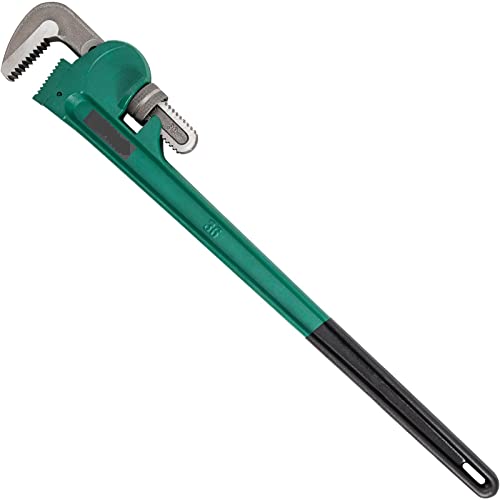 Industrielle Rohrzange Haushalts-Universalschlüssel 36 Zoll 48 Zoll Multifunktions-Klempner-Reparaturwerkzeug Große Maulschlüsselzange Einfache Bedienung für Anfänger und Profis (Size : 48Inch) von AMAZWI