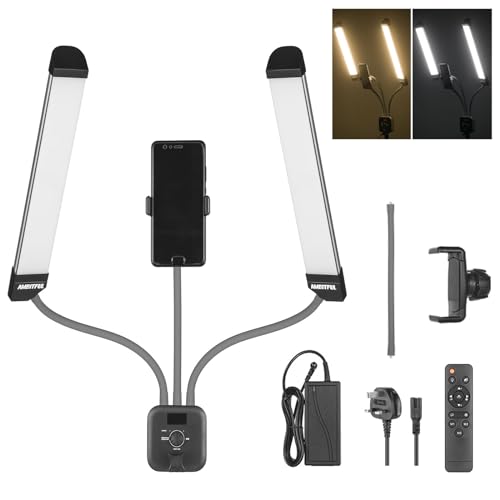 AMBITFUL AL-20 Doppelarme 40W 3000K – 6000K LED-Licht Lange Streifen LED-Licht mit LCD-Bildschirm für Fotostudio Live Broadcast AMBITFUL AL-20 Doppelarme 40W 3000K – 6000K LED-Licht Lange Streifen LED-Licht mit LCD-Bildschirm für Fotostudio Live Broadcast von AMBITFUL