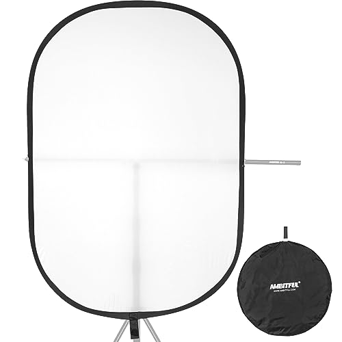 AMBITFUL Soft Light Board Fotografie Fotografie Studio Beleuchtung Reflektor Pop-Out Faltbare Soft Diffusor Disc Panel mit Tragetasche für Videoaufnahmen (100x150cm) von AMBITFUL