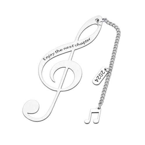 2024 Weihnachts-Lesezeichen für Damen und Herren, weißer Elefant, Geschenke für Sie und Ihn, Weihnachtsstrumpffüller, Musik-Lesezeichen, Geschenke für Musiklehrer, Studenten, Universität, 2024, Musik, 2024 Weihnachts-Lesezeichen für Damen und Herren, weißer Elefant, Geschenke für Sie und Ihn, Weihnachtsstrumpffüller, Musik-Lesezeichen, Geschenke für Musiklehrer, Studenten, Universität, 2024, Musik, von AMBREGRISSUN