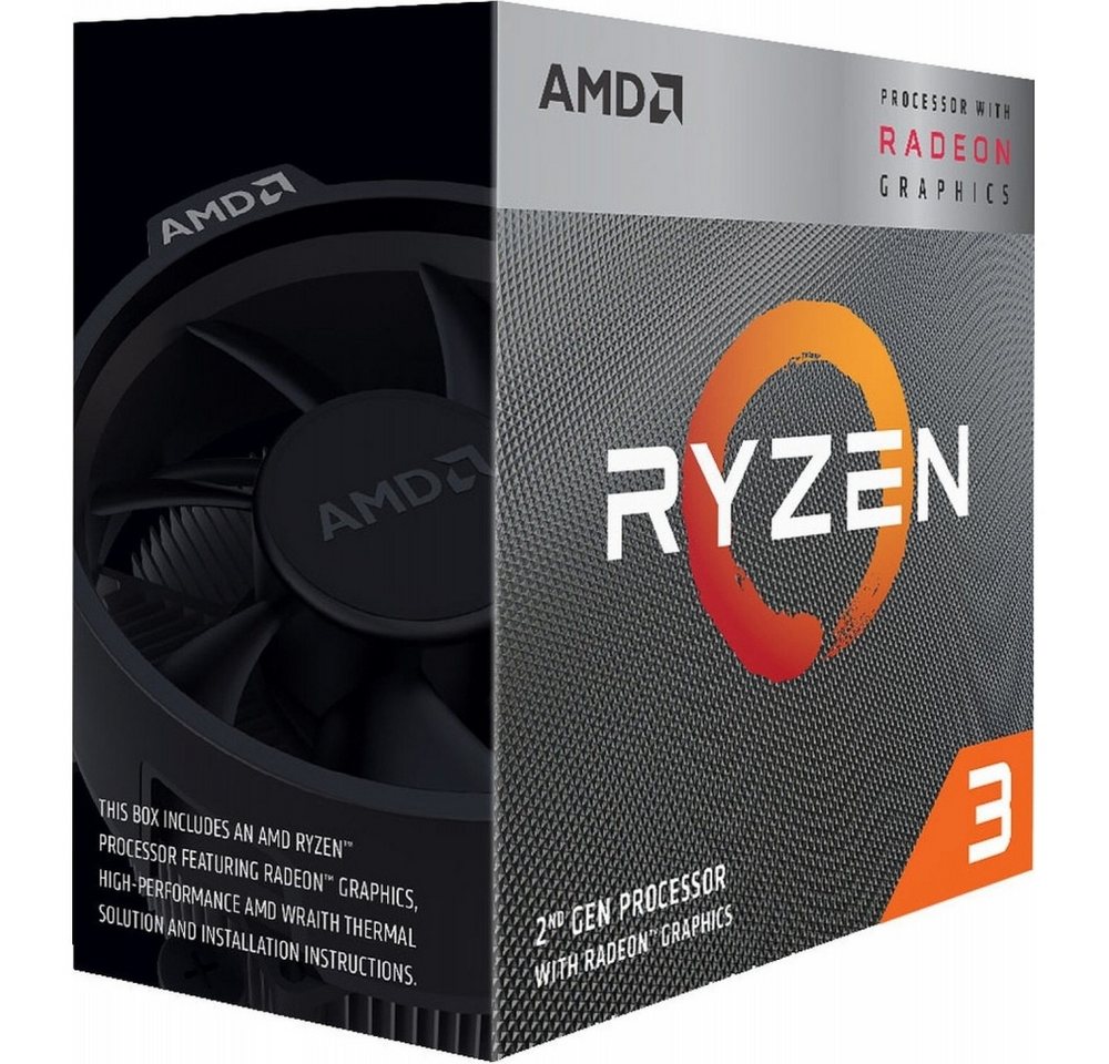AMD AMD Ryzen 3 3200G 4x 3,6 GHz CPU mit Kühler. Computer-Kabel, AM4, 4 Kerne, 3,6 GHz, AM4 Sockel, Wraith Stealth Kühler AMD AMD Ryzen 3 3200G 4x 3,6 GHz CPU mit Kühler. Computer-Kabel, AM4, 4 Kerne, 3,6 GHz, AM4 Sockel, Wraith Stealth Kühler von AMD