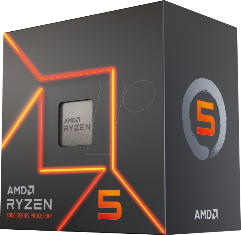 AMD R5-7600 - AMD AM5 Ryzen 5 7600, 6x 3.8GHz, boxed von AMD