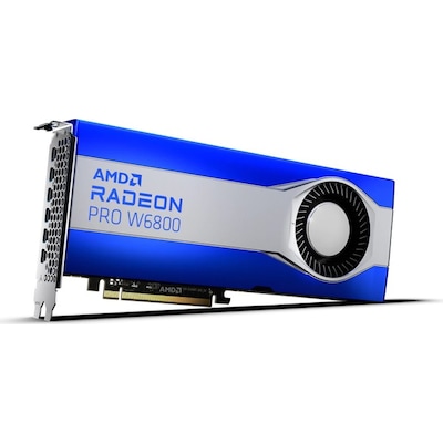 AMD Radeon Pro W6800 32GB GDDR6 Workstation Grafikkarte 6x mDP von AMD