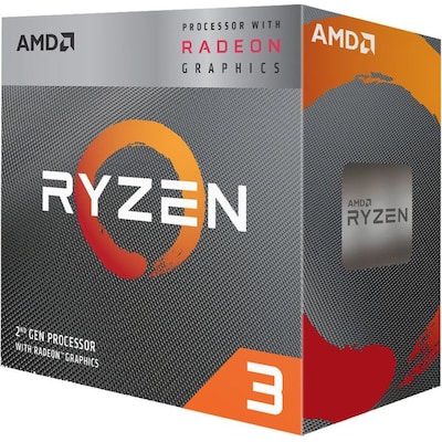 AMD Ryzen 3 3200G (4x 3,6 GHz) 6MB Sockel AM4 CPU BOX (Wraith Stealth Kühler) von AMD