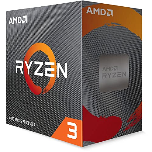 AMD Ryzen 3 4100 Desktop-Prozessor (4 Kerne/8 Threads, 6 MB Cache, bis zu 4,0 GHz max. Boost) von AMD