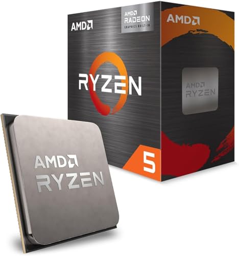 AMD Ryzen 5 5600GT Prozessor (intergrierte Radeon Grafik, 6 Kerne/12 Threads, 65W DTP, AM4 Sockel, Cache 19MB, Bis zu 4,6Ghz max boost, with wraith stealth Kühler) von AMD