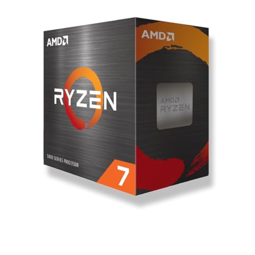 AMD Ryzen 7 5800 XT Prozessor (8 Kerne/16 Threads, 105W DTP, AM4 Sockel, 36MB Cache, Bis zu 4.8 GHz max Boost Frequenz, Wraith Prism Kühler) von AMD