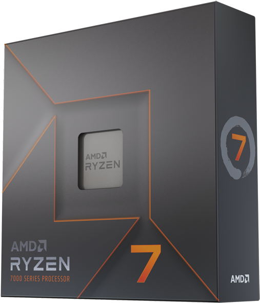 AMD Ryzen 7 7700X - 4,5 GHz - 8 Kerne - 16 Threads - 32MB Cache-Speicher - Socket AM5 - PIB/WOF (100-100000591WOF) von AMD