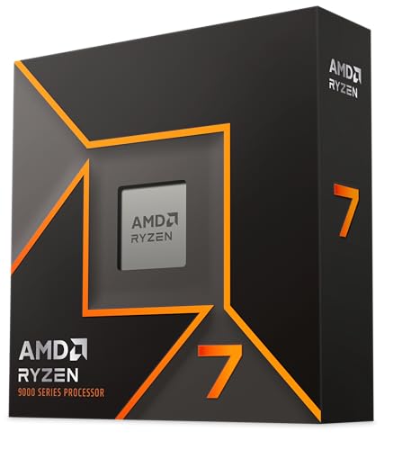 AMD Ryzen 7 9700X Prozessor (8 Kerne/16 Threads) 65W DTP, AM5 Sockel, 40MB Cache, Bis zu 5.5 GHz max Boost Frequenz, Kein Kühler AMD Ryzen 7 9700X Prozessor (8 Kerne/16 Threads) 65W DTP, AM5 Sockel, 40MB Cache, Bis zu 5.5 GHz max Boost Frequenz, Kein Kühler von AMD
