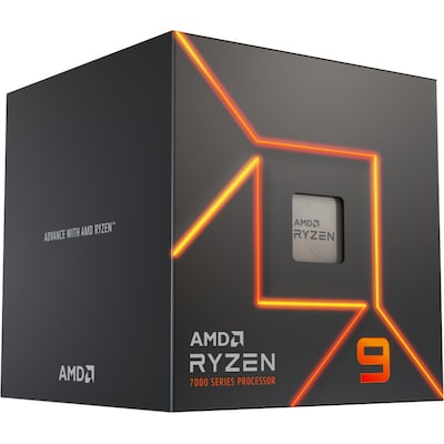 AMD Ryzen 9 7900 (12x 4.0 GHz) 64 MB L3 Cache Sockel AM5 CPU BOX von AMD