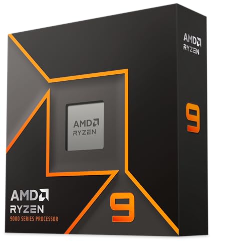 AMD Ryzen 9 9950X Prozessor (intergrierte Radeon Grafik, 16 Kerne/32 Threads, 170 W DTP, AM5 Sockel, 80MB Cache, Bis zu 5.7 GHz Frequenz Boost, Kein Kühler) AMD Ryzen 9 9950X Prozessor (intergrierte Radeon Grafik, 16 Kerne/32 Threads, 170 W DTP, AM5 Sockel, 80MB Cache, Bis zu 5.7 GHz Frequenz Boost, Kein Kühler) von AMD