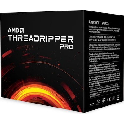 AMD Ryzen Threadripper PRO 5965WX (24x 3.8GHz) 140MB Cache Sockel WRX8 von AMD