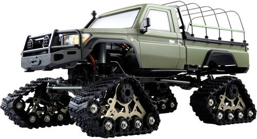 Amewi AMXRock RCX10BTS Scale Crawler Pick-Up mattgrün 1:10, RTR Brushed 1:10 RC Modellauto Elektro von AMEWI