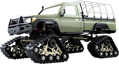 Amewi AMXRock RCX10PTS Scale Crawler Pick-Up mattgrün 1:10, RTR Brushed 1:10 RC Modellauto Elektro von AMEWI