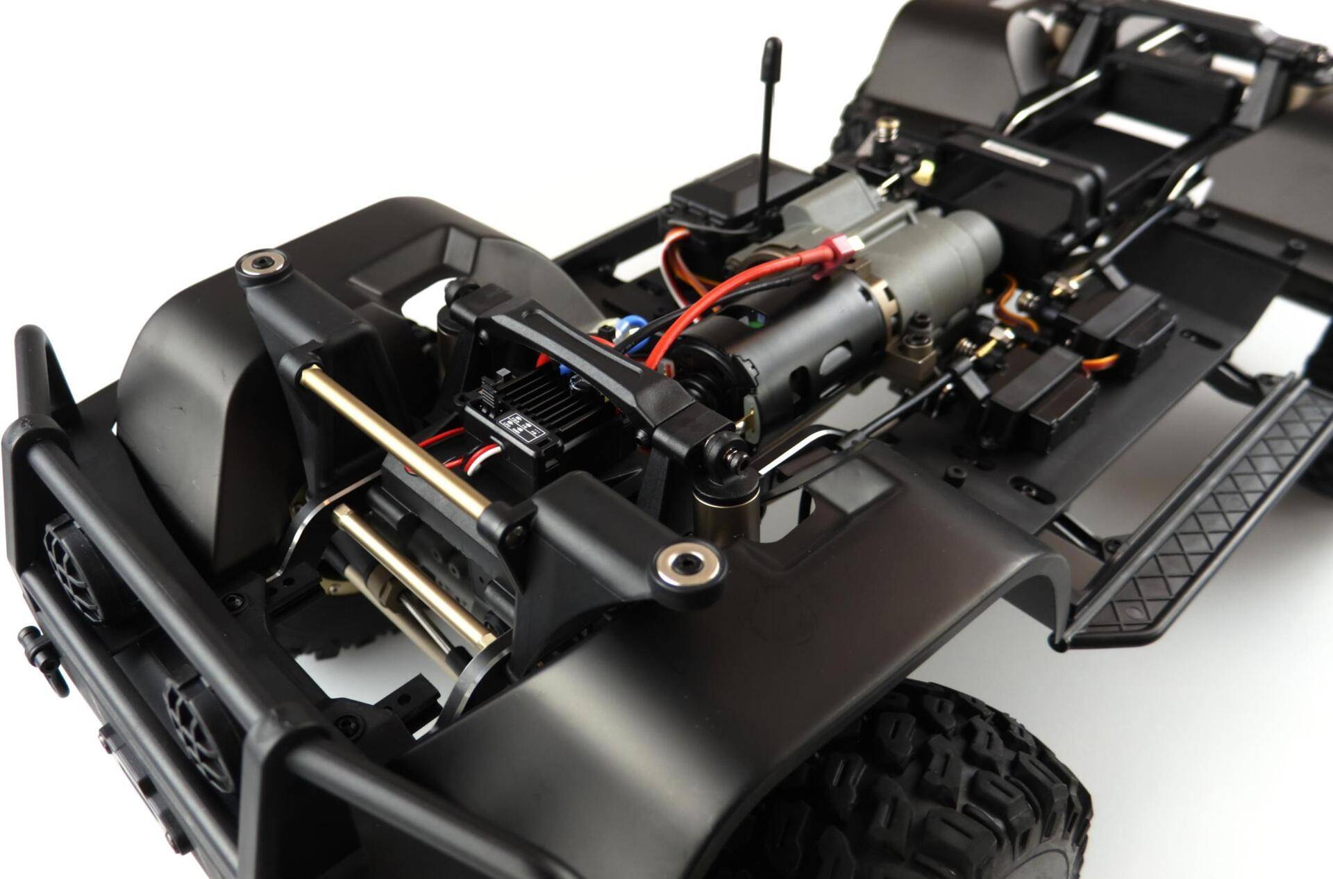 Amewi AMXRock RCX8P Scale Crawler Pick-Up 1:8, RTR blau Brushed 1:8 RC Modellauto Elektro RtR 2,4 GHz (22469) von AMEWI