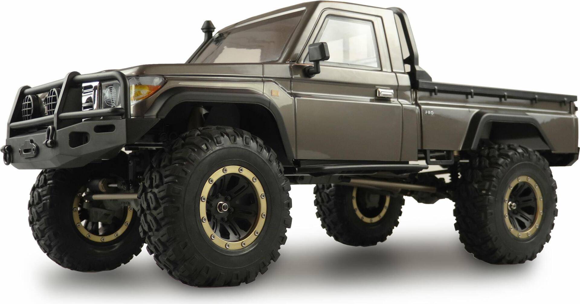 Amewi AMXRock RCX8P Scale Crawler Pick-Up 1:8, RTR grau Brushed 1:8 RC Modellauto Elektro RtR 2,4 GHz (22470) von AMEWI