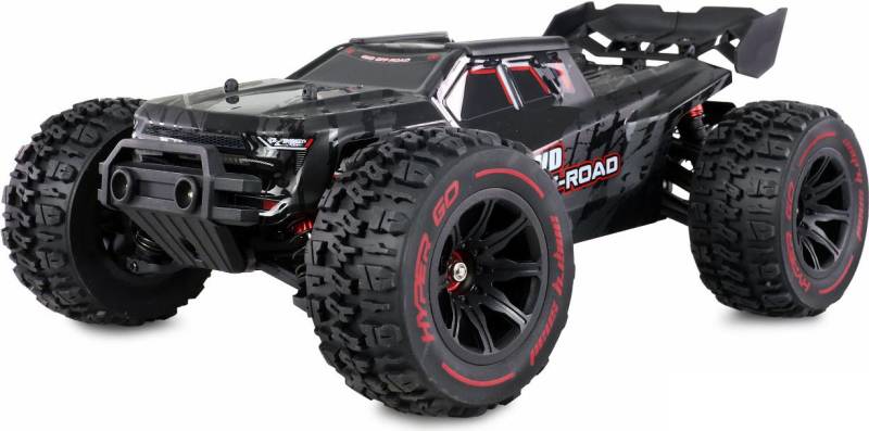 Amewi Hyper GO Schwarz, Gold Brushless 1:14 RC Modellauto Elektro Truggy Allradantrieb (4WD) RtR 2,4 GHz (22659) von AMEWI