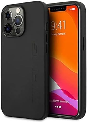 AMG AMHCP13XDOLBK Hülle für iPhone 13 Pro Max 6,7" schwarz Leather Hot Stamped von AMG
