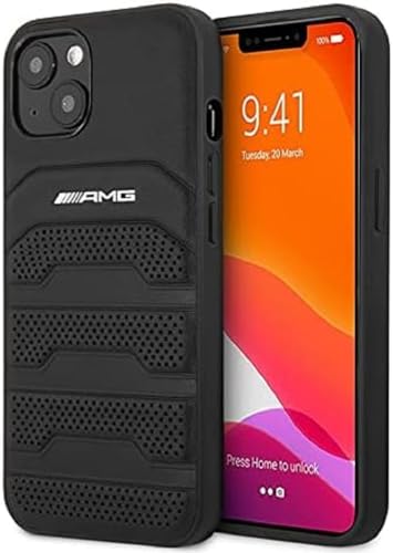 AMG AMHCP13XGSEBK hülle für iPhone 13 Pro Max 6,7" schwarz Leather Debossed Lines AMG AMHCP13XGSEBK hülle für iPhone 13 Pro Max 6,7" schwarz Leather Debossed Lines von CG MOBILE