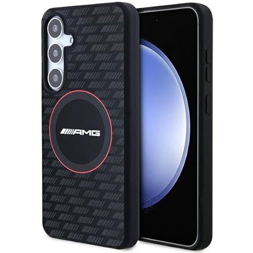 AMG AMHMS24M23SMRK Hülle für S24+ S926 Schwarz hardcase Silicone Carbon Pattern von CG MOBILE