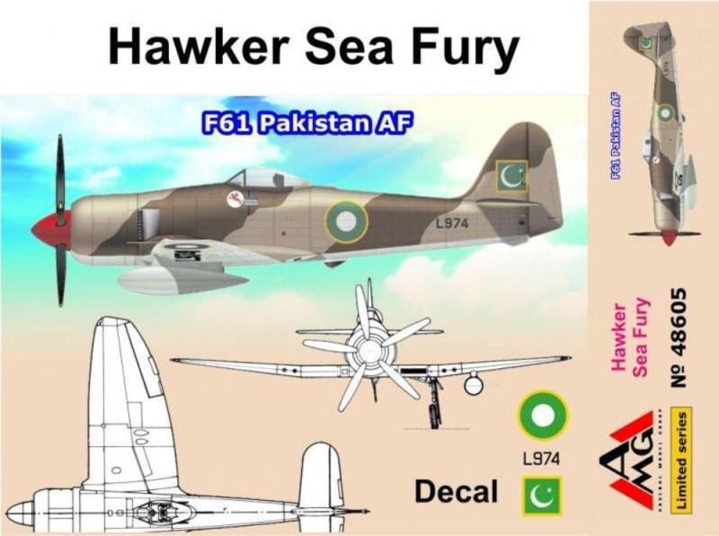 Hawker Sea Fury F61 Pakistan AF von AMG