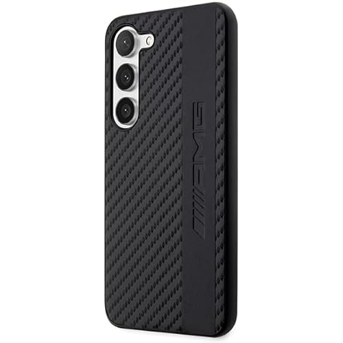 Hülle AMG AMHCS23MBLSCA S23+ S916 schwarz hardcase Carbon Stripe&Embossed von AMG