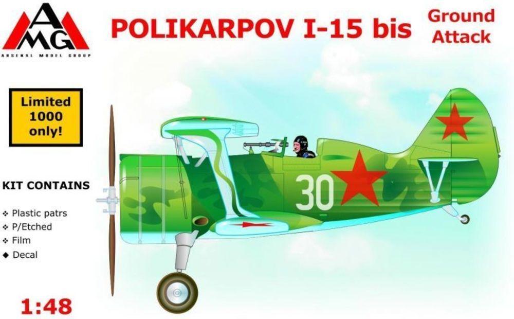 Polikarpov I-15 bis ground attack aircraft von AMG