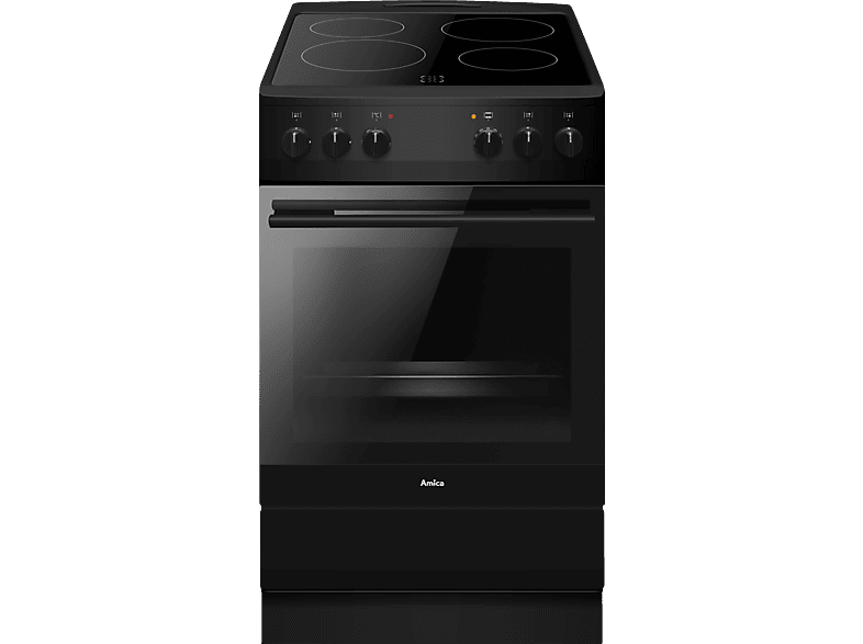 AMICA SHC 11509 SM Standherd (EEK A, Glaskeramik-Kochfeld, 67 l) von AMICA