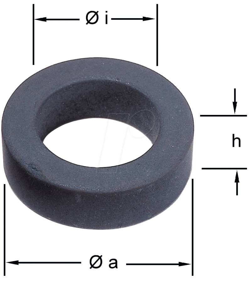 FT 50-61 - Ferritring 5961000301 von AMIDON