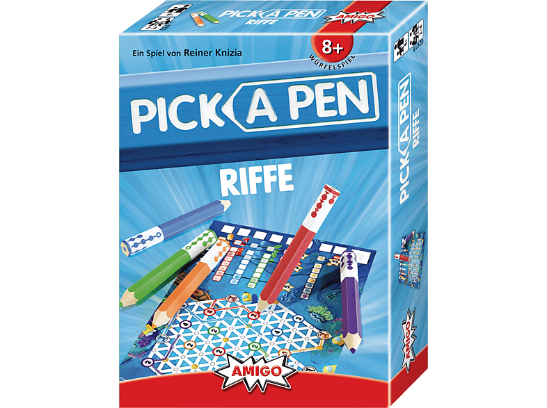 AMIGO 02411 - Pick a Pen: Riffe Kinderspiel Mehrfarbig von AMIGO