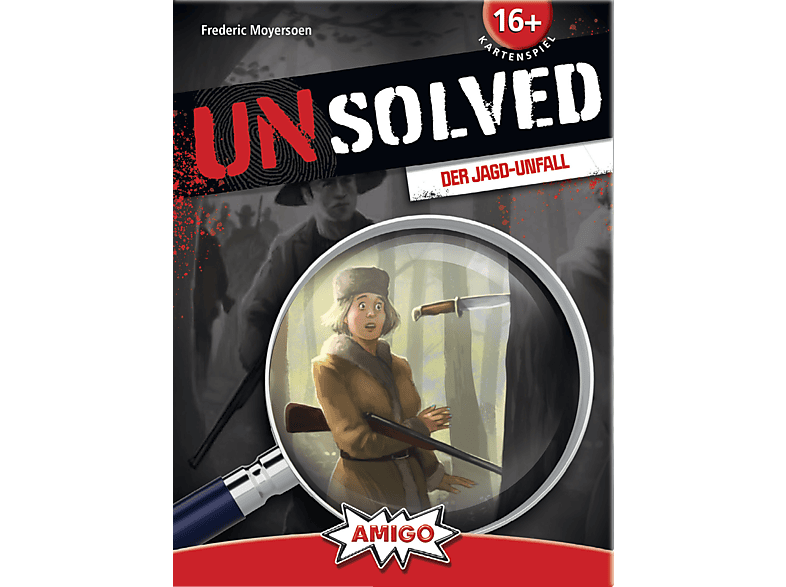 AMIGO Unsolved - Der Jagd-Unfall Gesellschaftsspiel Mehrfarbig von AMIGO