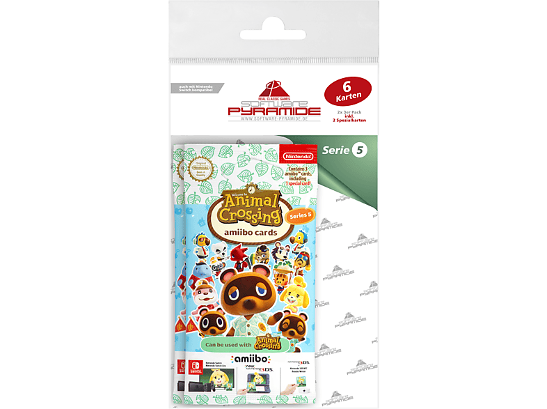 AMIIBO amiibo Animal Crossing - Serie 5 2x 3 Karten Sammelkarten von AMIIBO