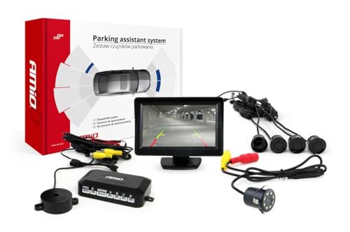 AMiO Parkassistentensystem TFT01 43" mit HD 315 LED 4 Sensoren schwarz von AMIO