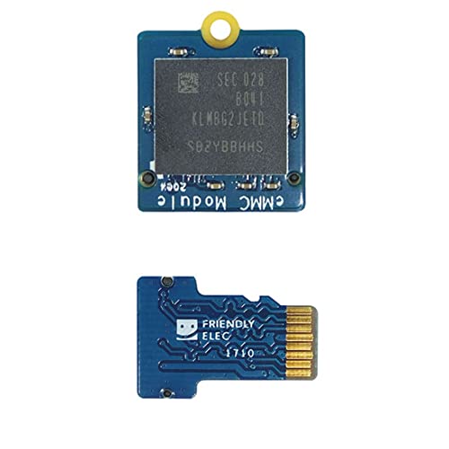 AMIUHOUN EMMC mit SD-kompatiblen Turn EMMC Adapter T2 für Nanopi K1 K2 NEO4 Zubehör (32GB) von AMIUHOUN