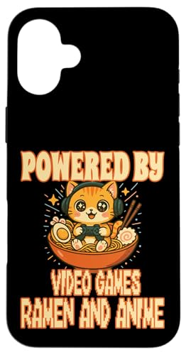 Chat Geek Ramen, Videospiele & Anime Hülle für iPhone 16 Plus von AMM - Anime Manga Manhwa