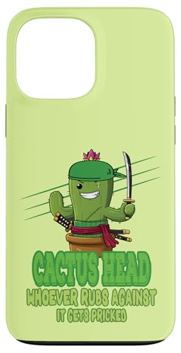 Zoro Kaktus – Samurai Anime Lustig Manga Krieger Pirat Hülle für iPhone 13 Pro Max von AMM - Anime Manga Manhwa