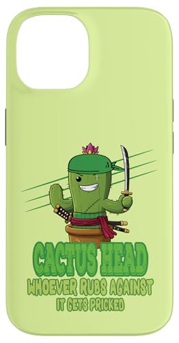 Zoro Kaktus – Samurai Anime Lustig Manga Krieger Pirat Hülle für iPhone 14 von AMM - Anime Manga Manhwa