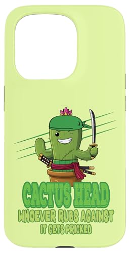 Zoro Kaktus – Samurai Anime Lustig Manga Krieger Pirat Hülle für iPhone 15 Pro von AMM - Anime Manga Manhwa
