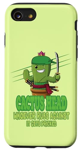 Zoro Kaktus – Samurai Anime Lustig Manga Krieger Pirat Hülle für iPhone SE (2020) / 7 / 8 von AMM - Anime Manga Manhwa
