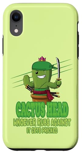 Zoro Kaktus – Samurai Anime Lustig Manga Krieger Pirat Hülle für iPhone XR von AMM - Anime Manga Manhwa