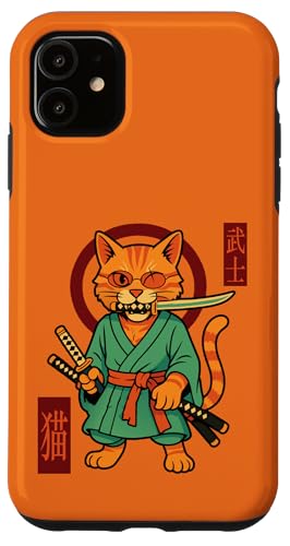 Zoro Pirat – Katze Samurai Anime Lustig Manga Krieger Hülle für iPhone 11 von AMM - Anime Manga Manhwa