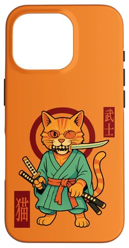 Zoro Pirat – Katze Samurai Anime Lustig Manga Krieger Hülle für iPhone 16 Pro von AMM - Anime Manga Manhwa