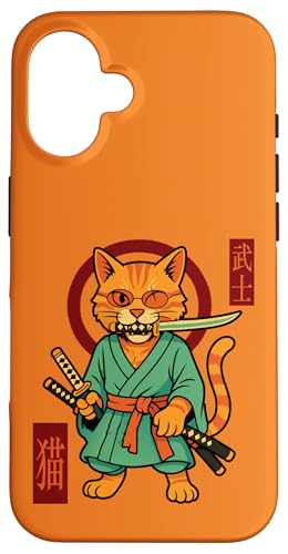 Zoro Pirat – Katze Samurai Anime Lustig Manga Krieger Hülle für iPhone 16 von AMM - Anime Manga Manhwa