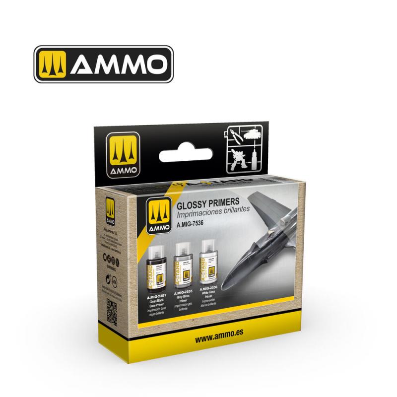 A-STAND Glossy Primers Set A-STAND Glossy Primers Set von AMMO by MIG Jimenez