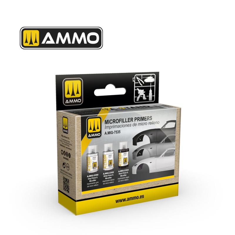 A-STAND Microfiller Primers Set A-STAND Microfiller Primers Set von AMMO by MIG Jimenez